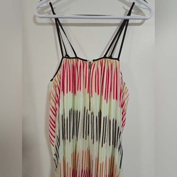 ALICE + OLIVIA Spagetti Straps Silk Black Slits Size S - Picture 4 of 7